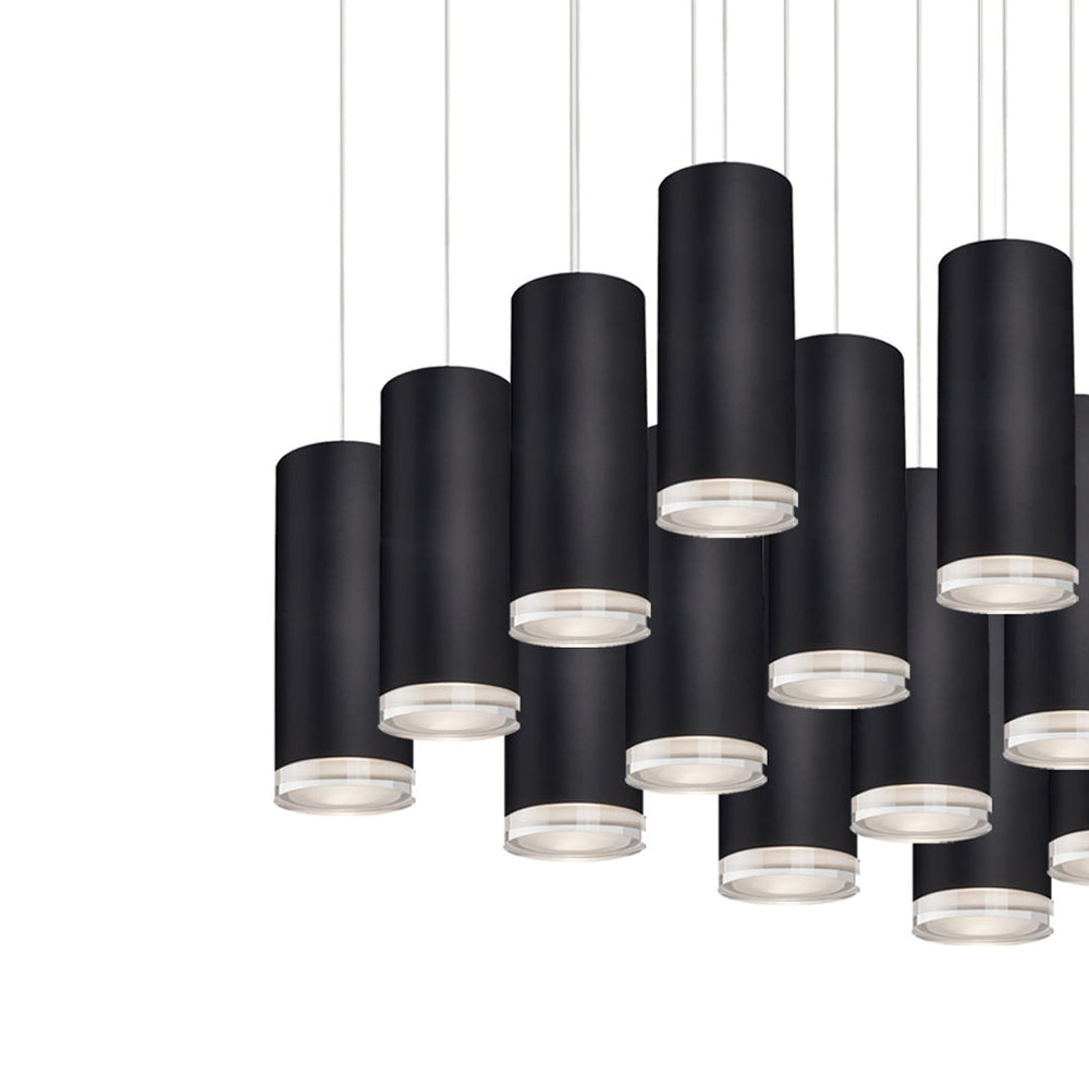 Cameo Square Multi Light LED Pendant Light in Detail.