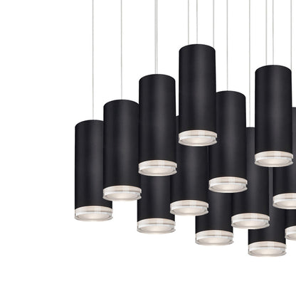Cameo Square Multi Light LED Pendant Light in Detail.