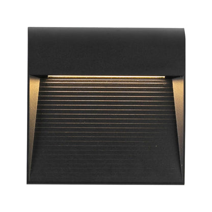 Casa Outdoor LED Wall Light in Black (7-Inch).