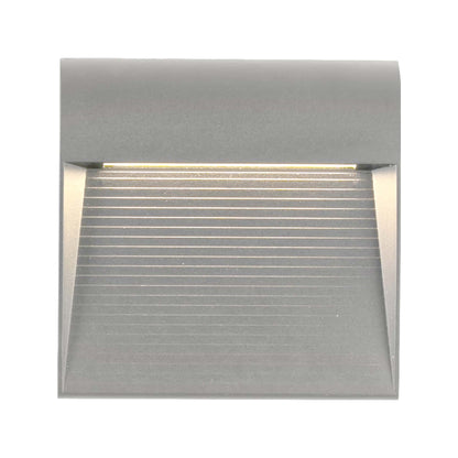 Casa Outdoor LED Wall Light in Grey (7-Inch).
