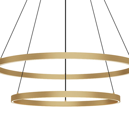 Cerchio LED Chandelier in Detail.