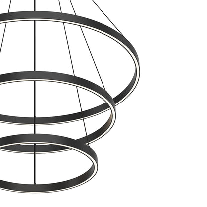 Cerchio LED Chandelier in Detail.