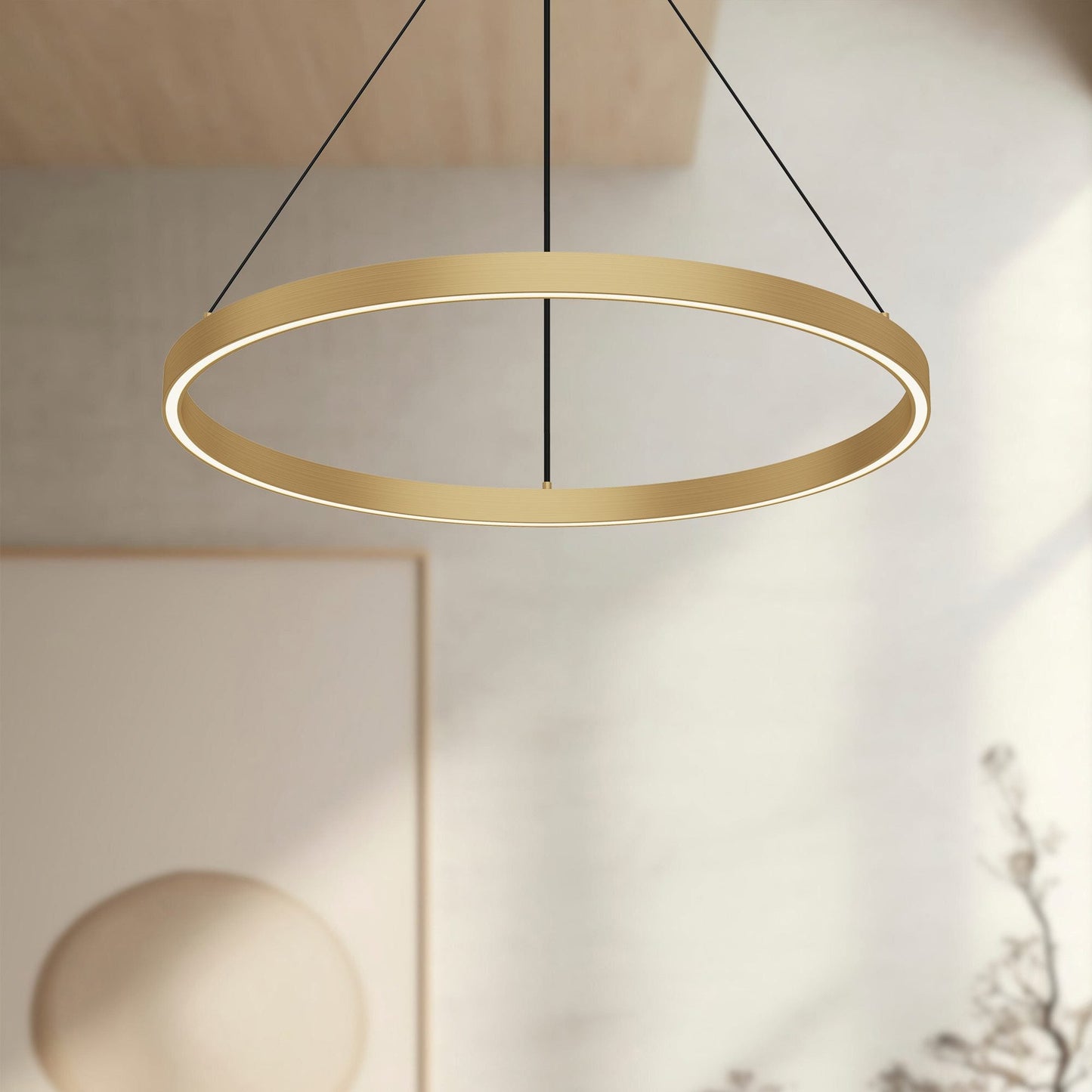 Cerchio LED Pendant Light in Detail.