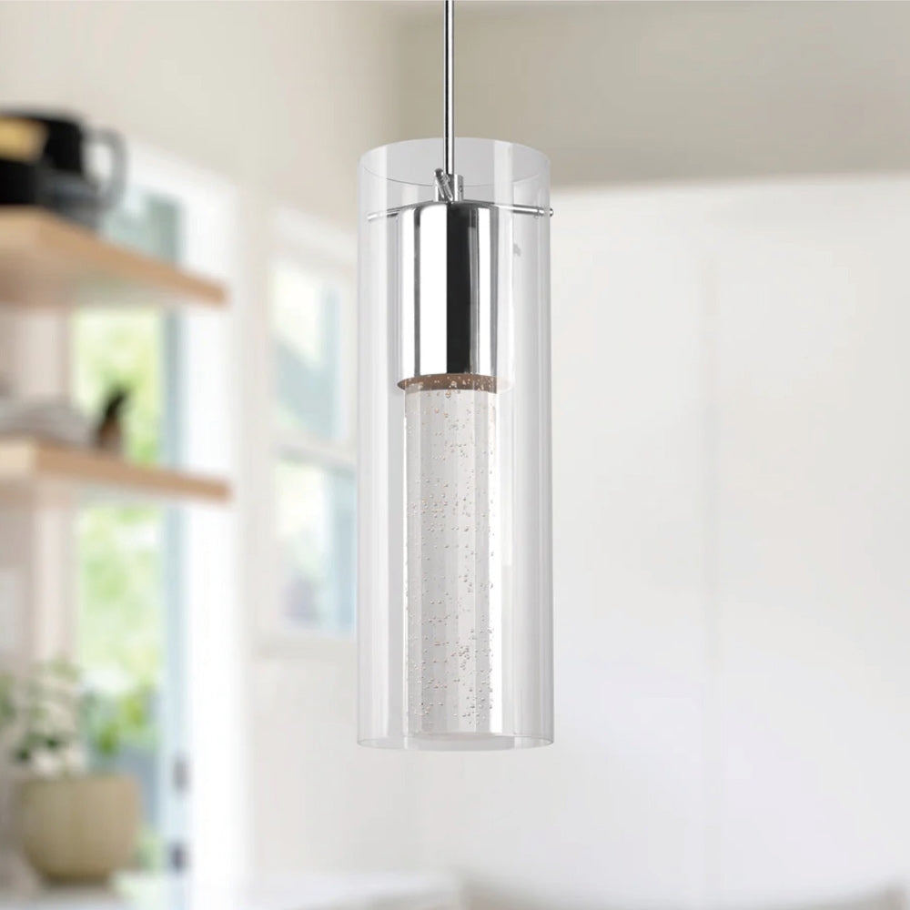 Champagne LED Pendant Light in Detail.