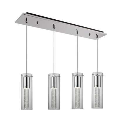 Champagne Multi Light LED Pendant Light.