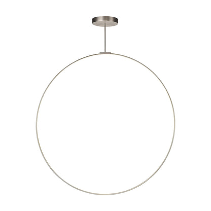 Cirque LED Pendant Light in Brushed Nickel (60-Inch).