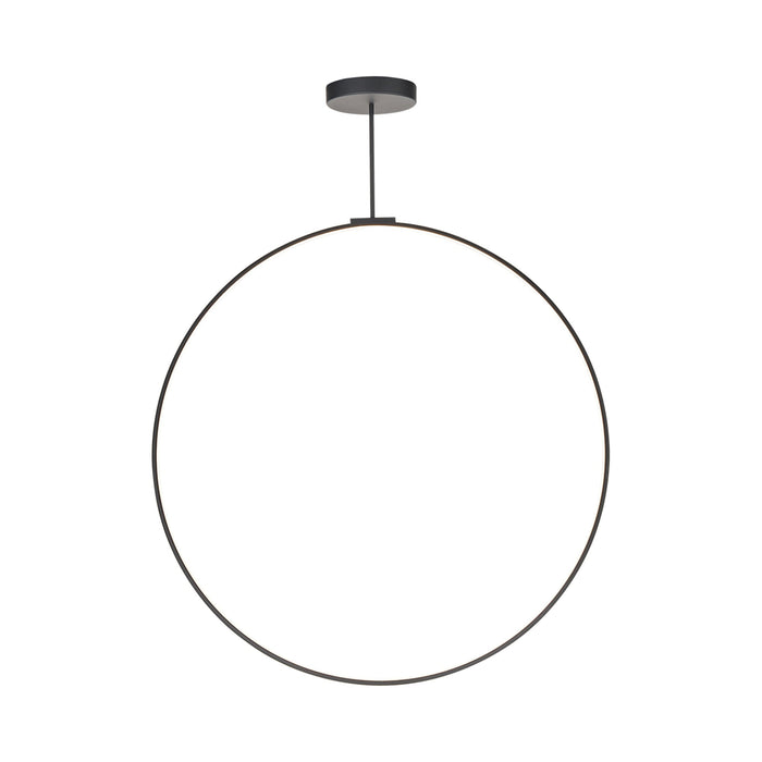 Cirque LED Pendant Light in Black (48-Inch).