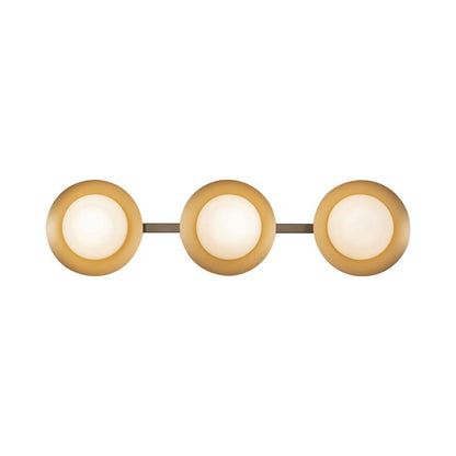 Cleo LED Bath Vanity Light in Brushed Gold (23.63-Inch).