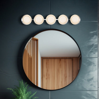 Cleo LED Bath Vanity Light in Detail.