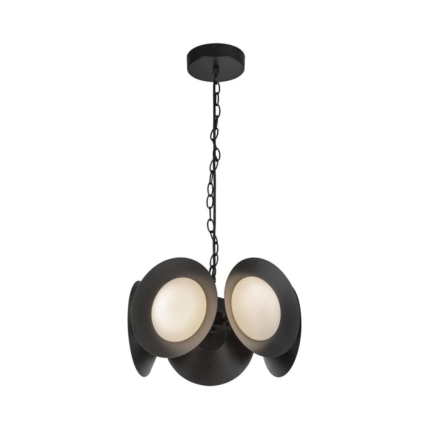 Cleo LED Chandelier in Black.