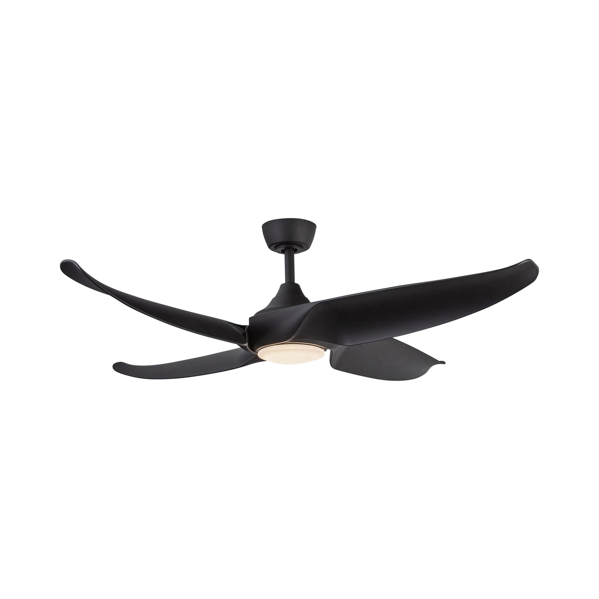 Coronado LED Ceiling Fan in Matte Black (Small).