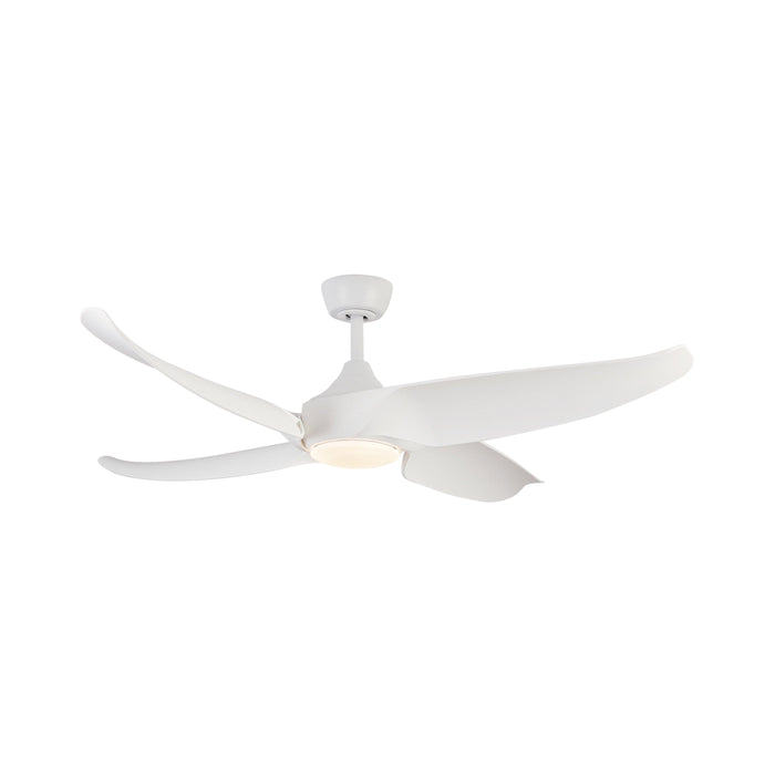 Coronado LED Ceiling Fan in Matte White (Small).