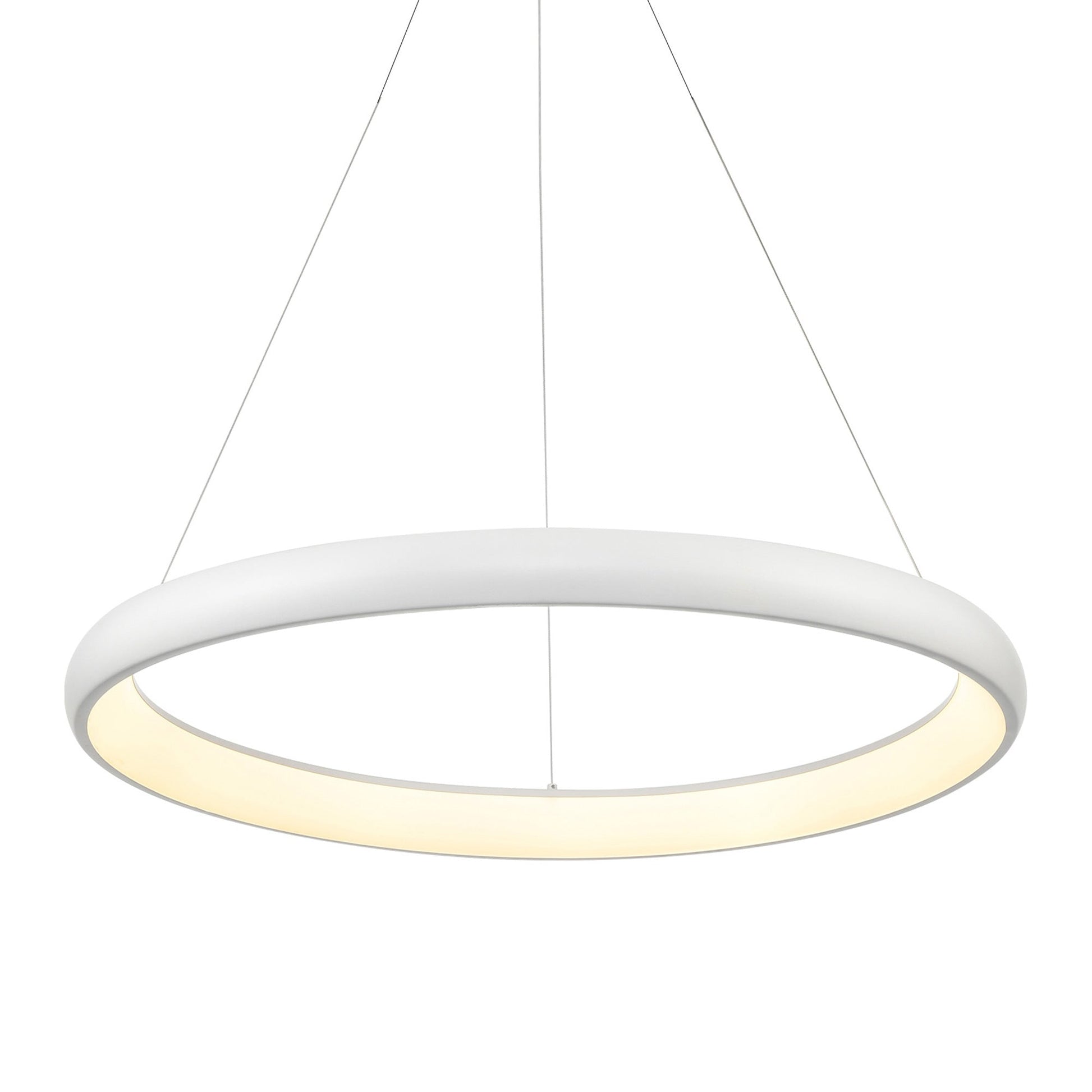 Cortana LED Pendant Light in White (Large).