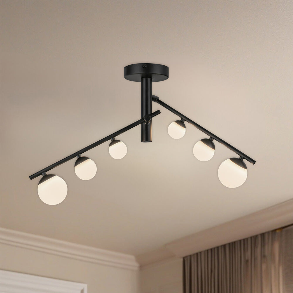 Cypress LED Semi Flush Mount Ceiling Light in Detail.