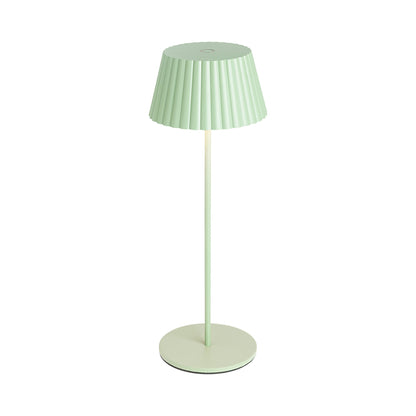 Dario LED Table Lamp in Sage Green.