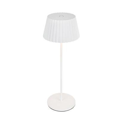 Dario LED Table Lamp in White.