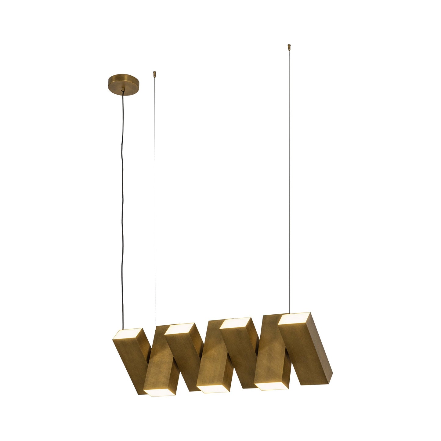 Domino Linear LED Pendant Light in Detail.
