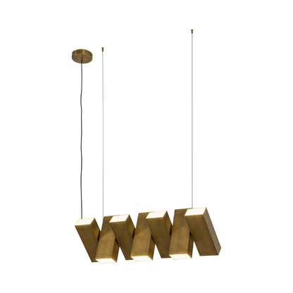 Domino Linear LED Pendant Light in Detail.