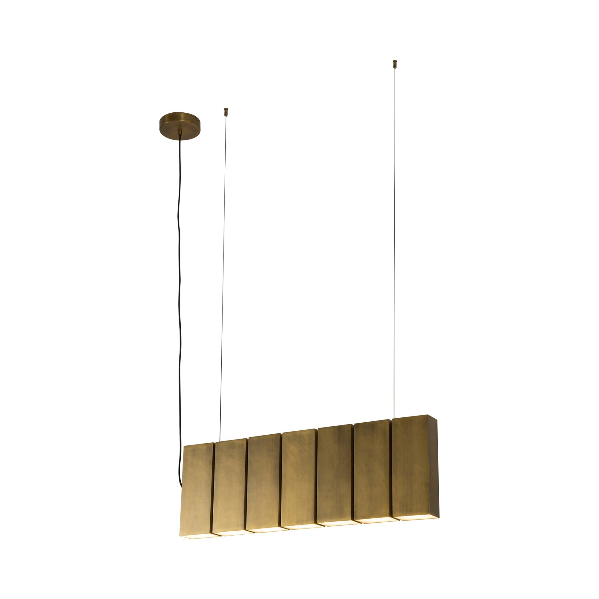 Domino Linear LED Pendant Light in Detail.