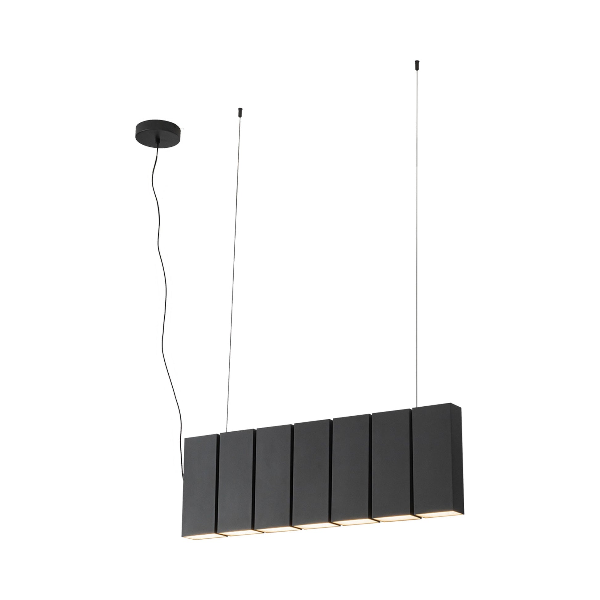 Domino Linear LED Pendant Light in Detail.