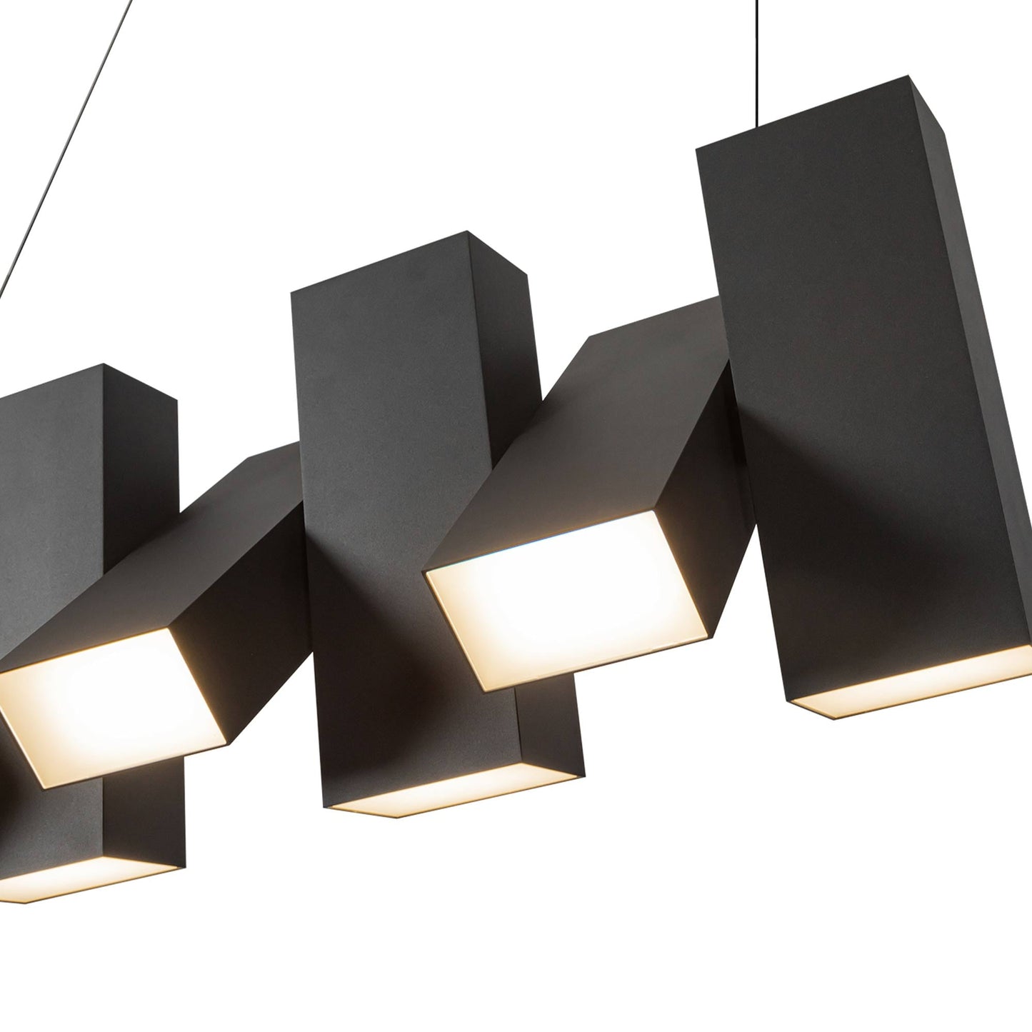 Domino Linear LED Pendant Light in Detail.