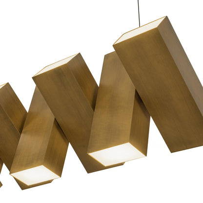 Domino Linear LED Pendant Light in Detail.