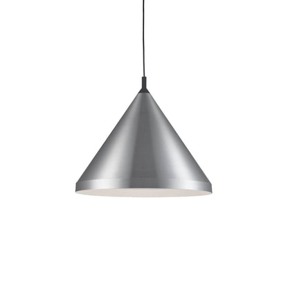 Dorothy Pendant Light in Brushed Nickel/Black (24-Inch).