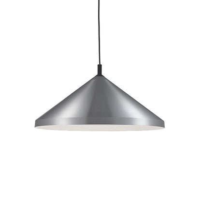 Dorothy Pendant Light in Brushed Nickel/Black (26-Inch).