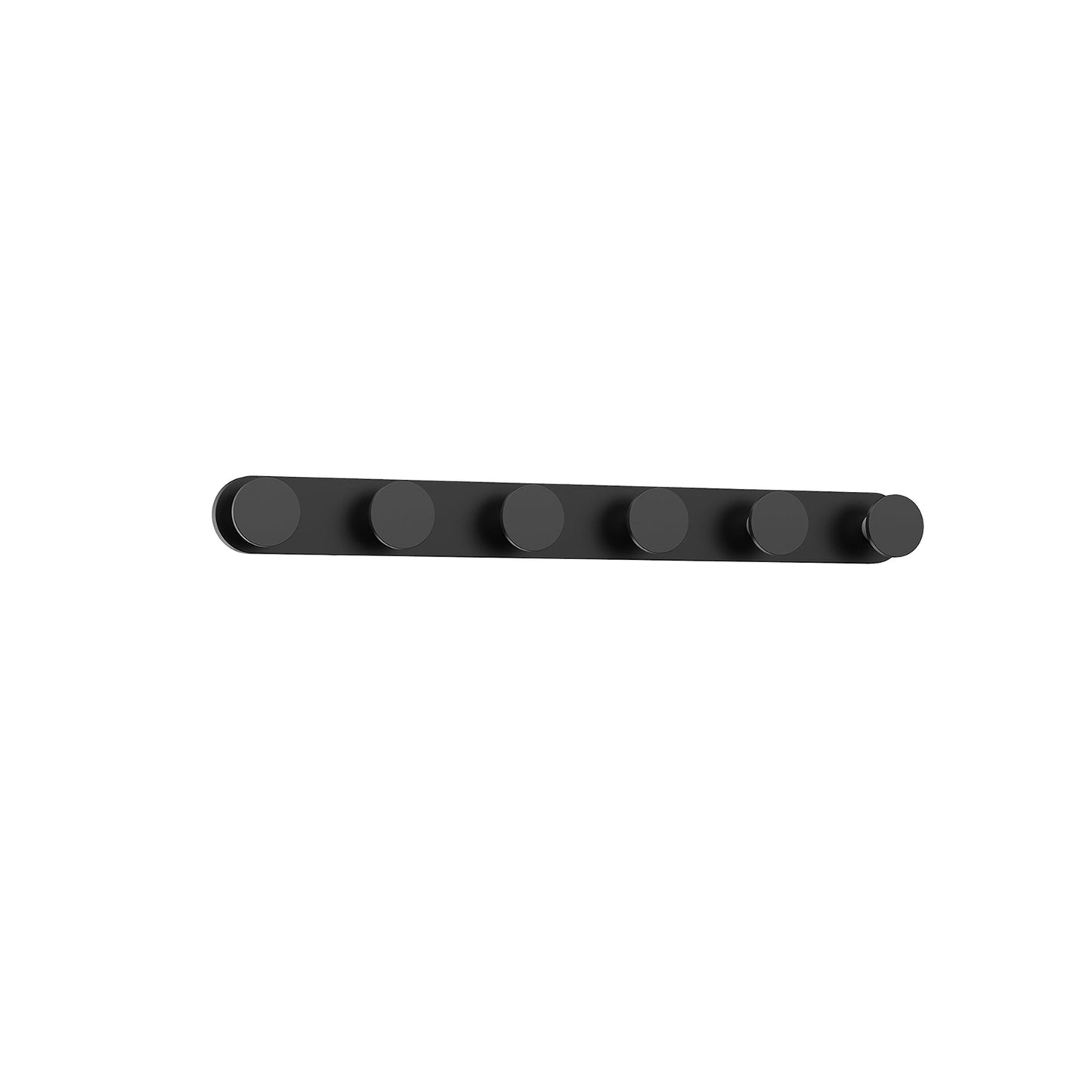 Edna LED Vanity Wall Light in Black (6-Light).