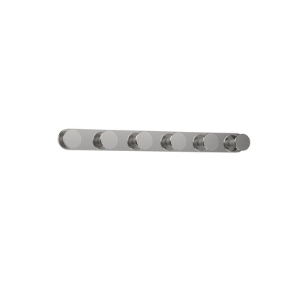 Edna LED Vanity Wall Light in Brushed Nickel (6-Light).