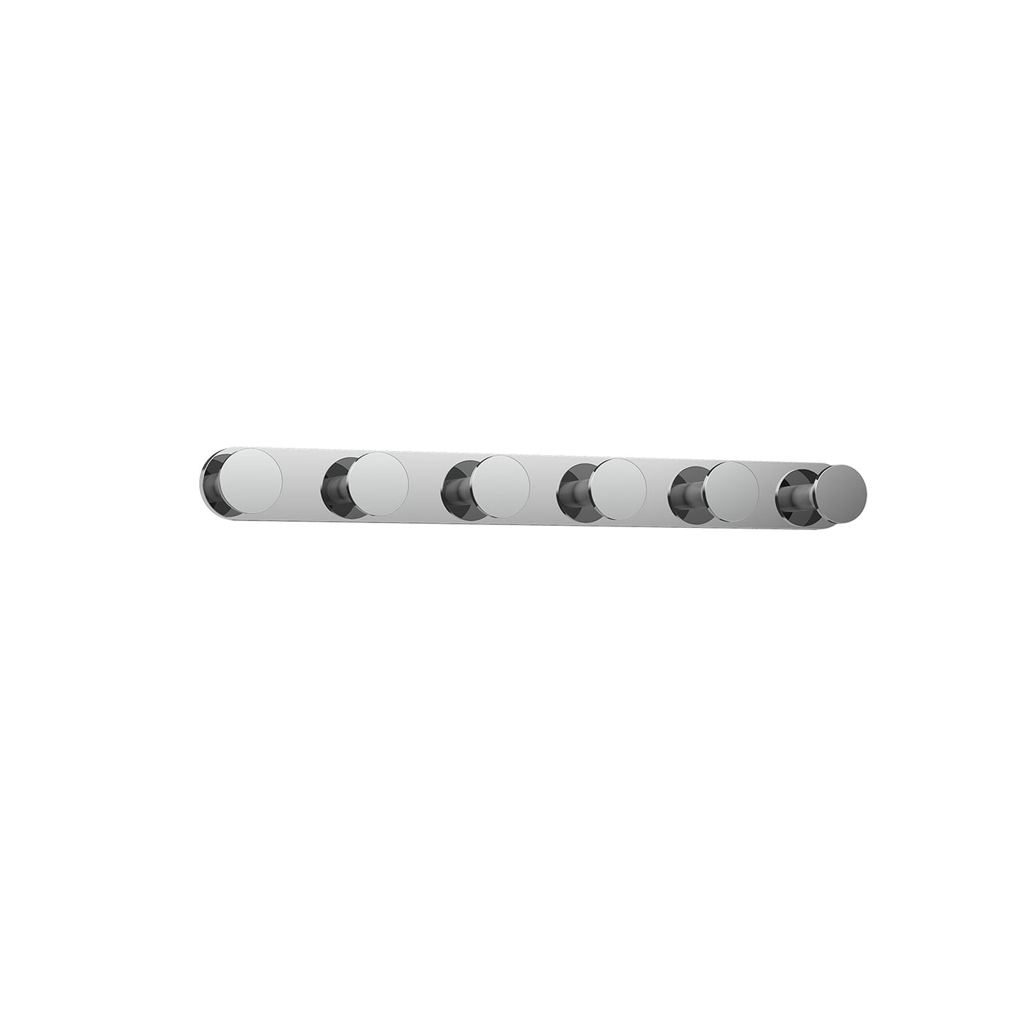 Edna LED Vanity Wall Light in Chrome (6-Light).