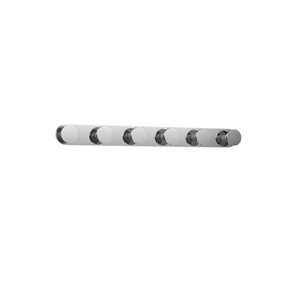 Edna LED Vanity Wall Light in Chrome (6-Light).