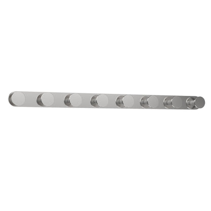 Edna LED Vanity Wall Light in Brushed Nickel (8-Light).