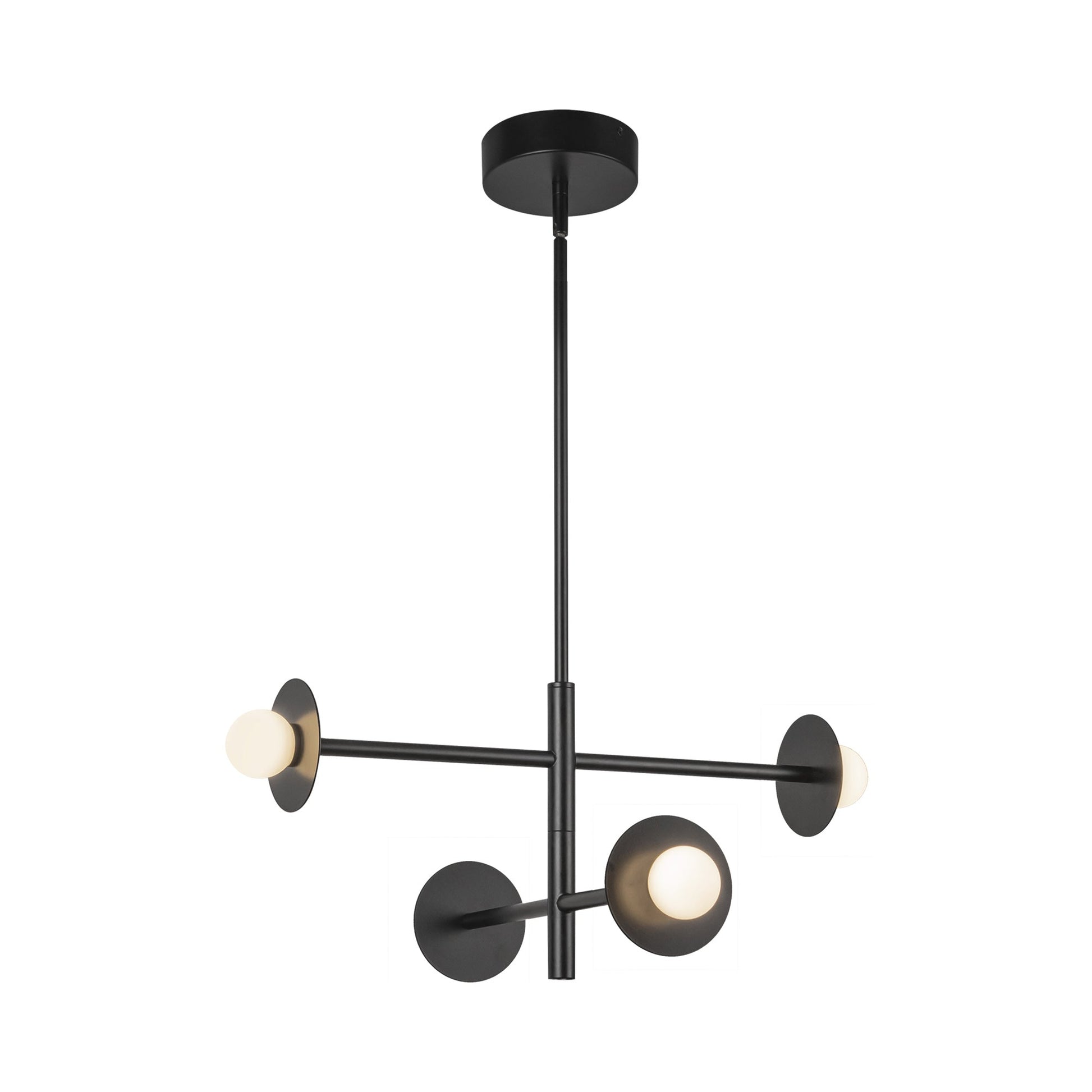 Elixir LED Chandelier in Black.