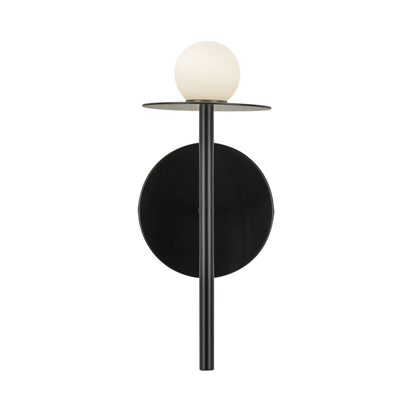 Elixir LED Wall Light in Black (10-Inch).