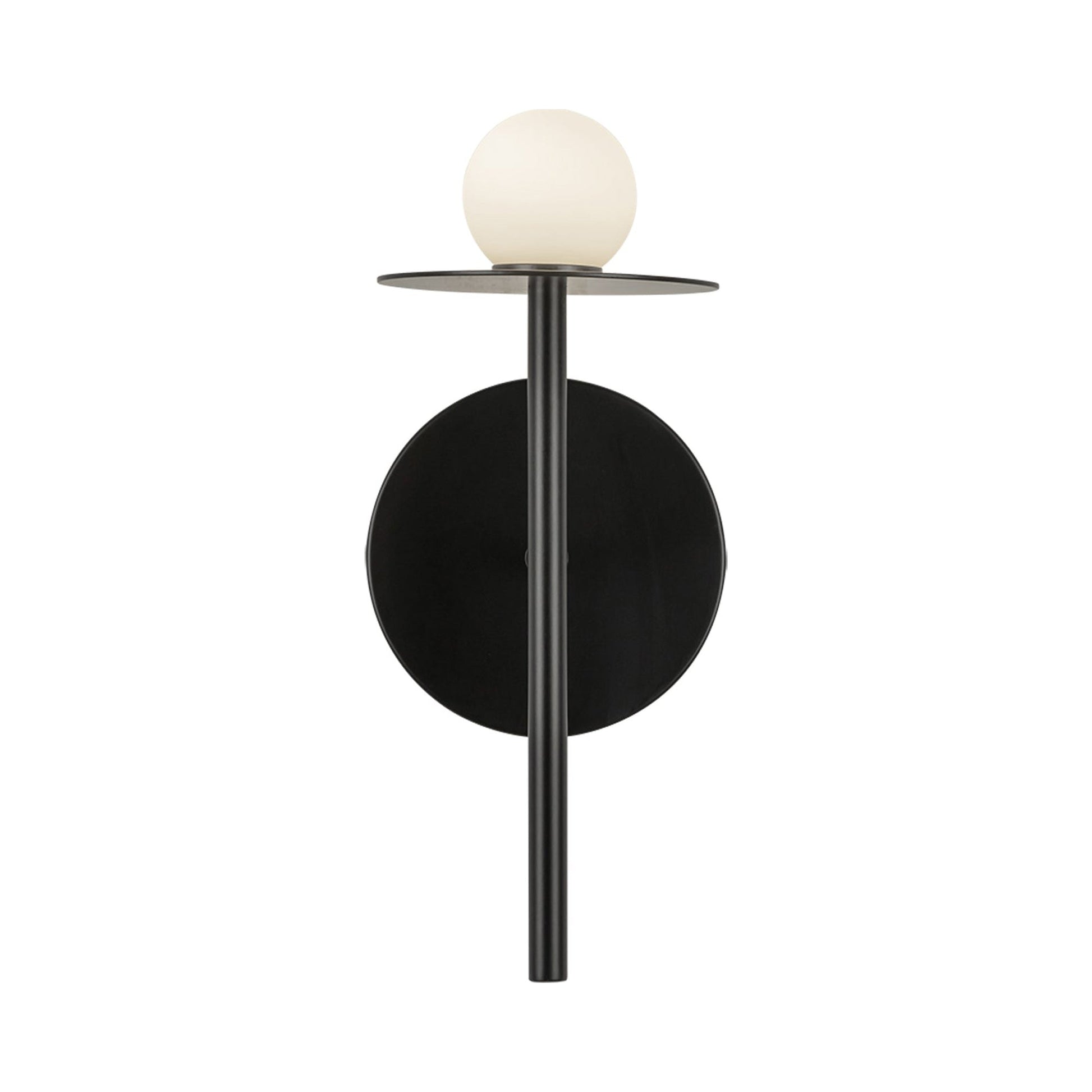 Elixir LED Wall Light in Black (10-Inch).