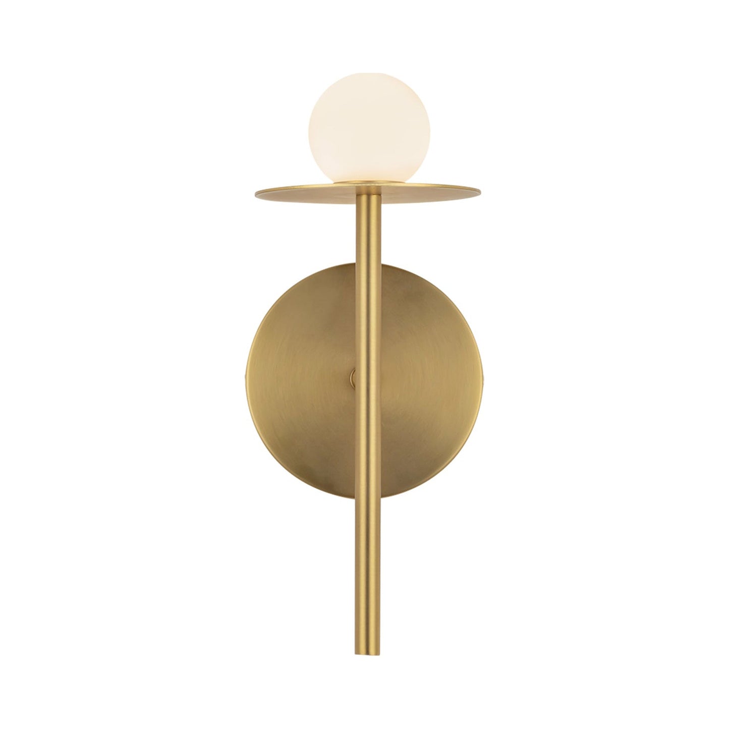Elixir LED Wall Light in Brushed Gold (10-Inch).