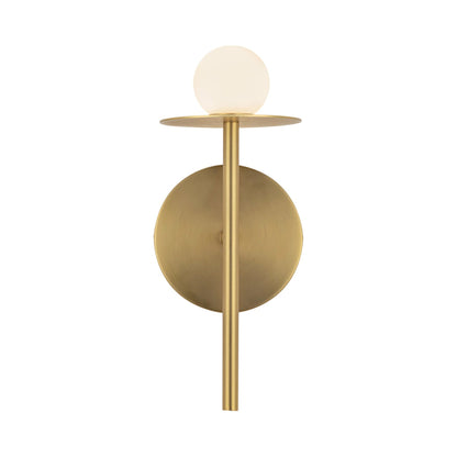 Elixir LED Wall Light in Brushed Gold (10-Inch).
