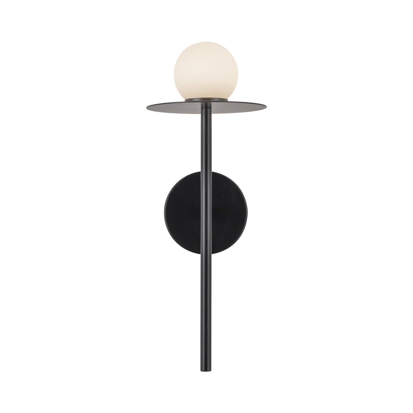 Elixir LED Wall Light in Black (16-Inch).