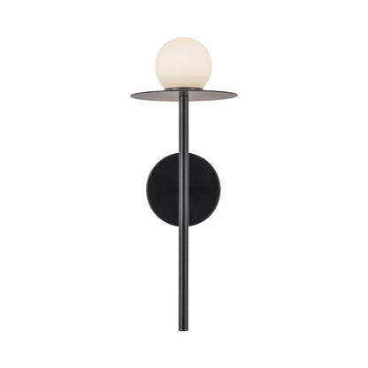 Elixir LED Wall Light in Black (16-Inch).