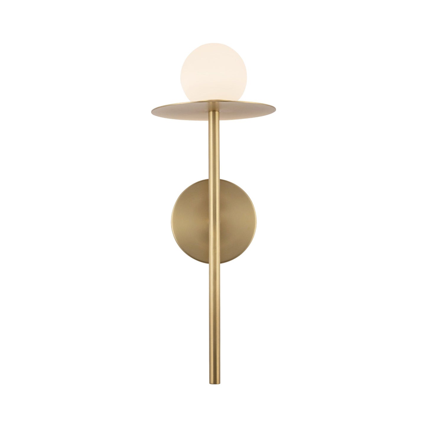 Elixir LED Wall Light in Brushed Gold (16-Inch).