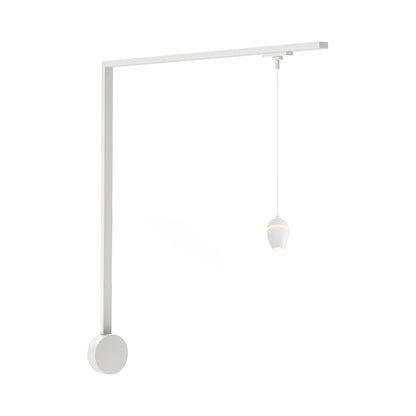 Eloa Trilo Track LED Wall Light in White.