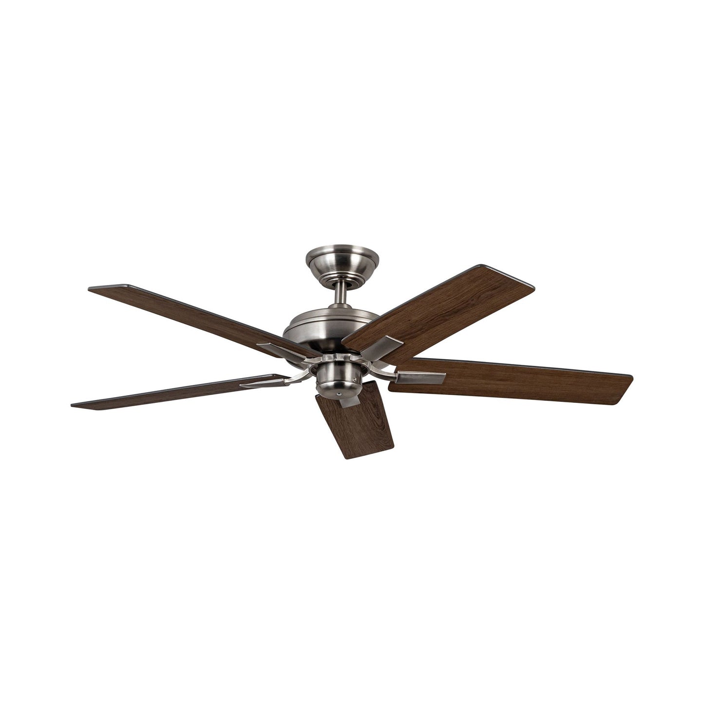 Erikson Ceiling Fan in Brushed Nickel (No Light/Wall Control).