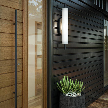 Estes Outdoor LED Wall Light in Outside Area.