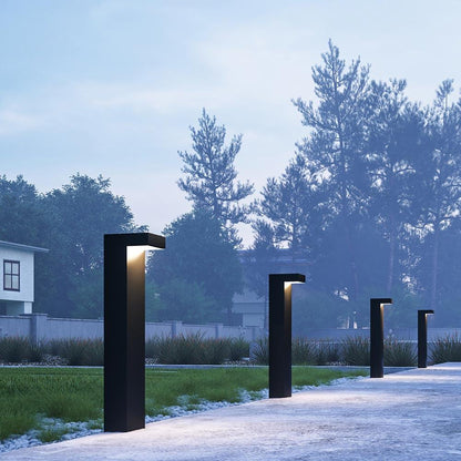 Evans Outdoor LED Bollard - Outside Area.