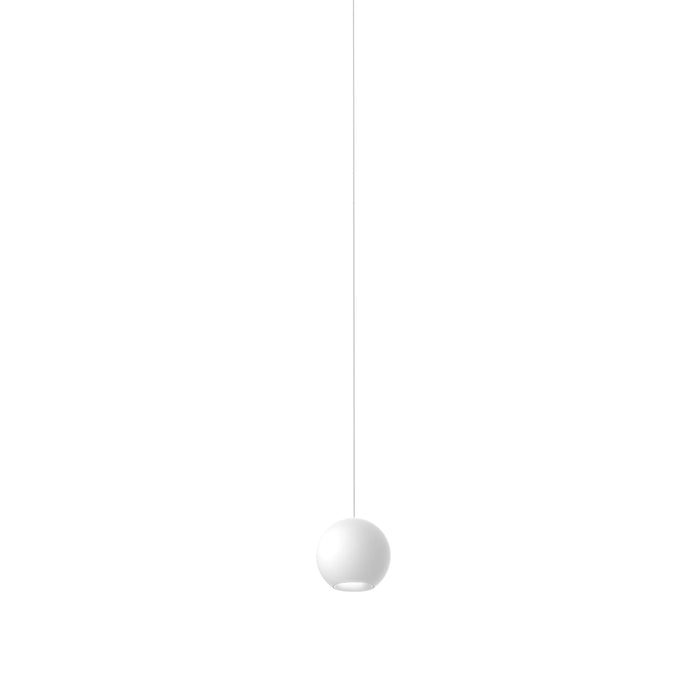 Exo LED Pendant Light in White.