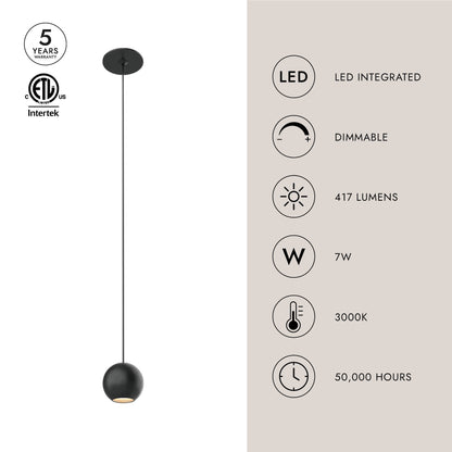 Exo LED Pendant Light in Detail.