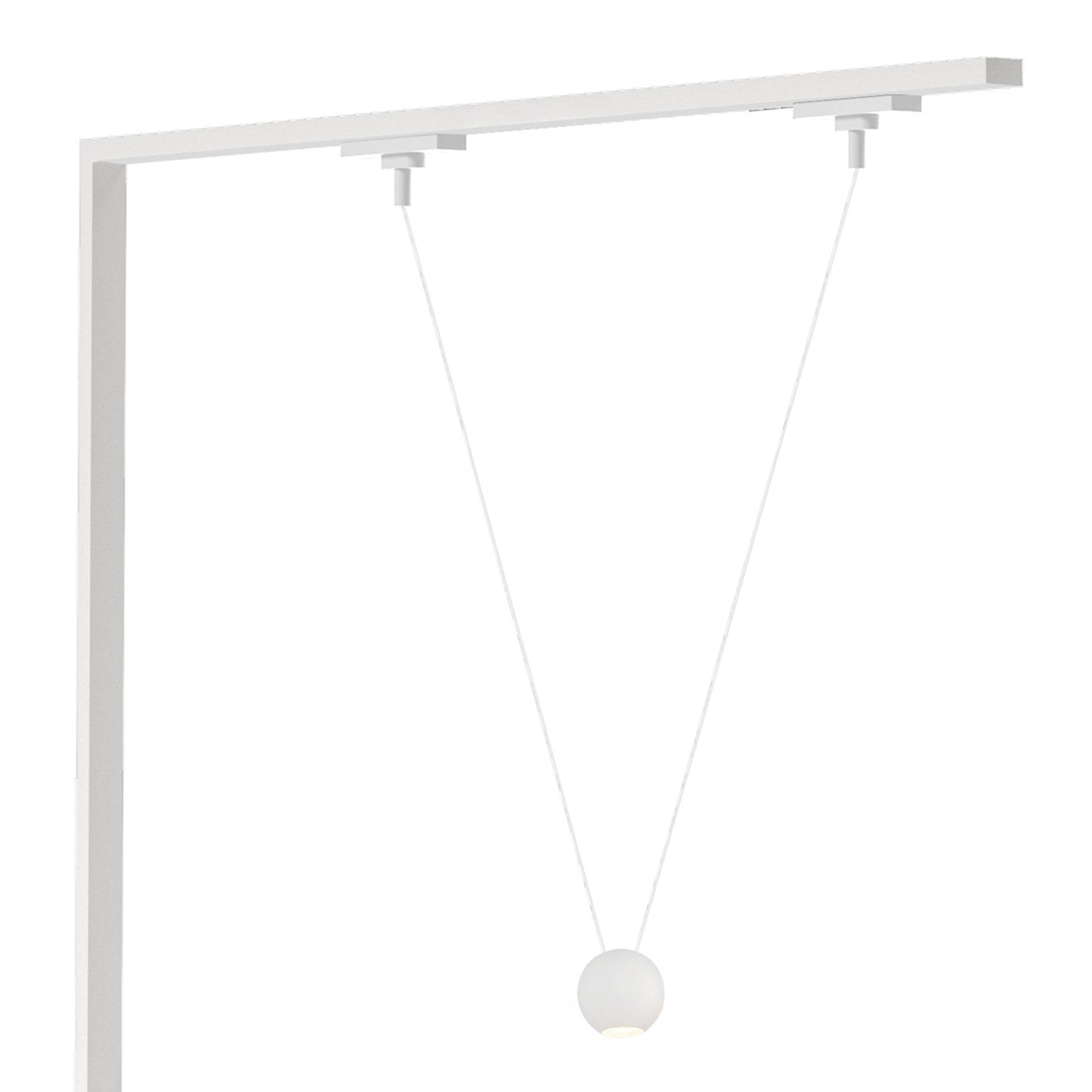 Faria Double Trilo Track LED Wall Light in Detail.