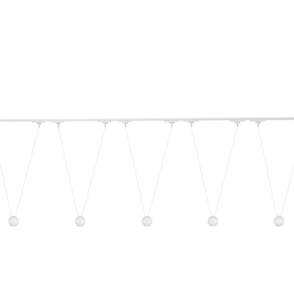 Faria Double Trilo Track Multi Light LED Pendant Light in Detail.
