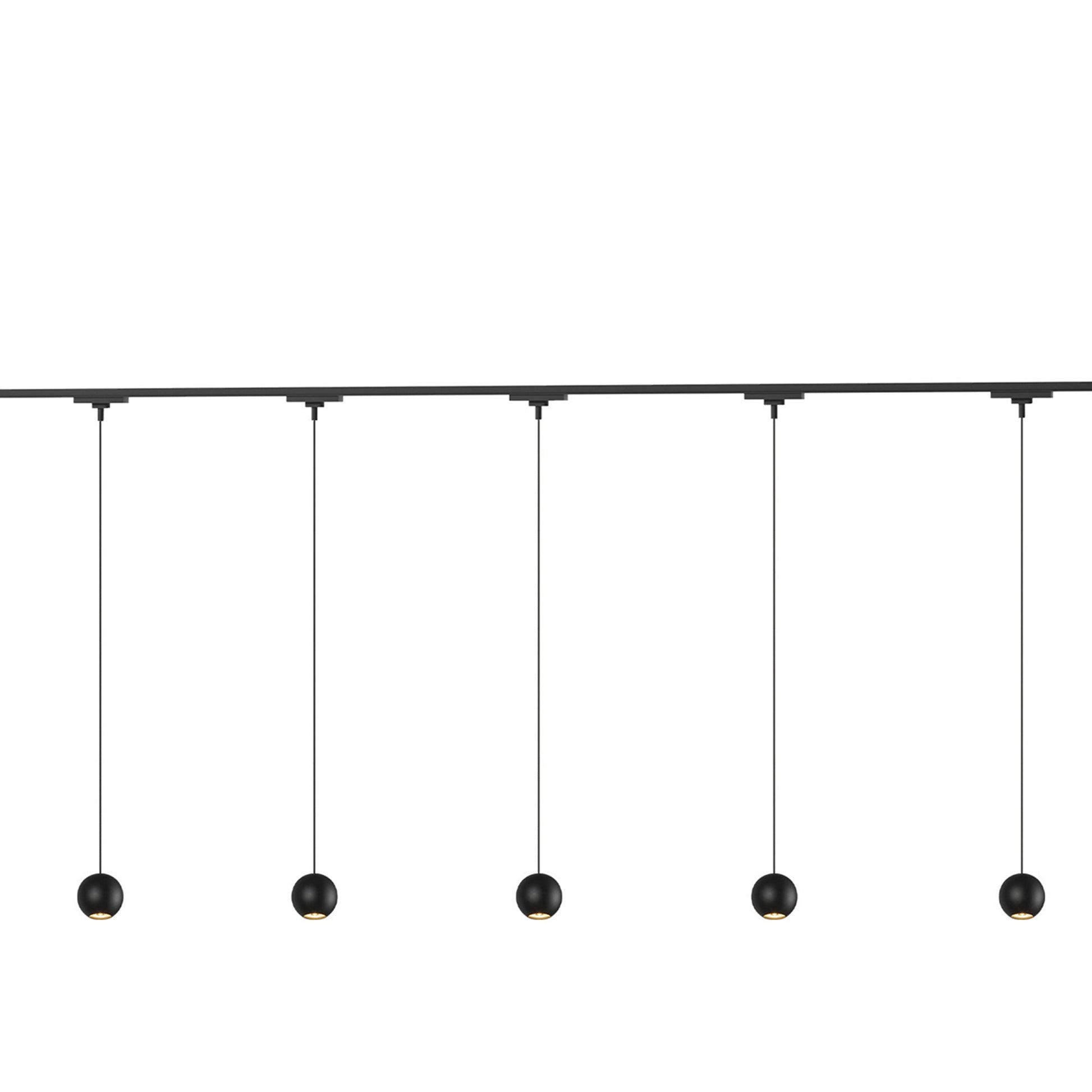 Faria Trilo Track Multi Light LED Pendant Light in Detail.